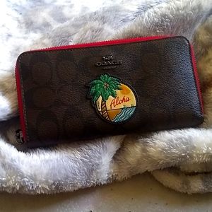 Coache bag big wallet